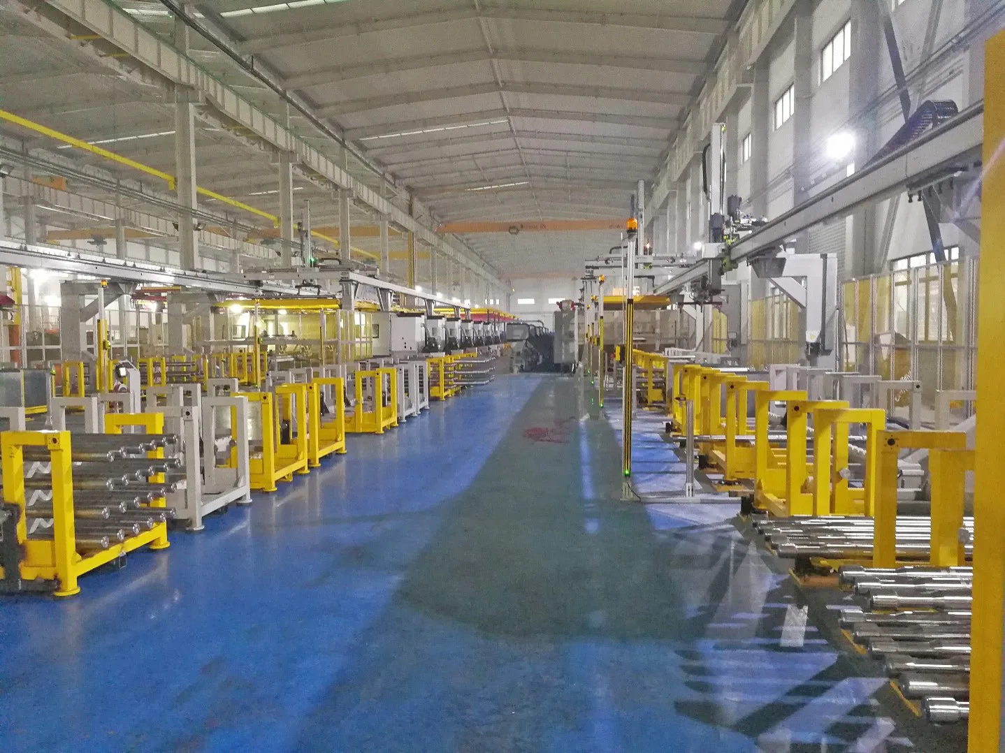 A company big tie rod digital flexible production line