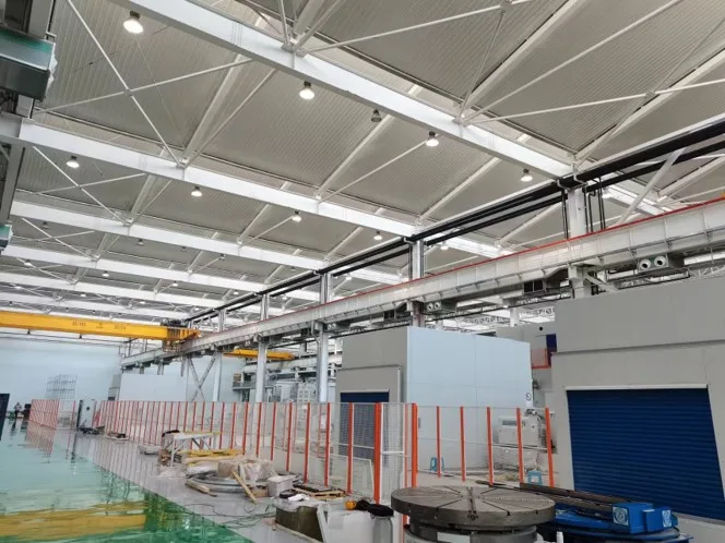 Taiyuan a company wind power speeder gear ring FMS automatic line