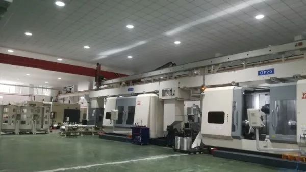 Automatic loading and unloading system for digital production line of cabin body