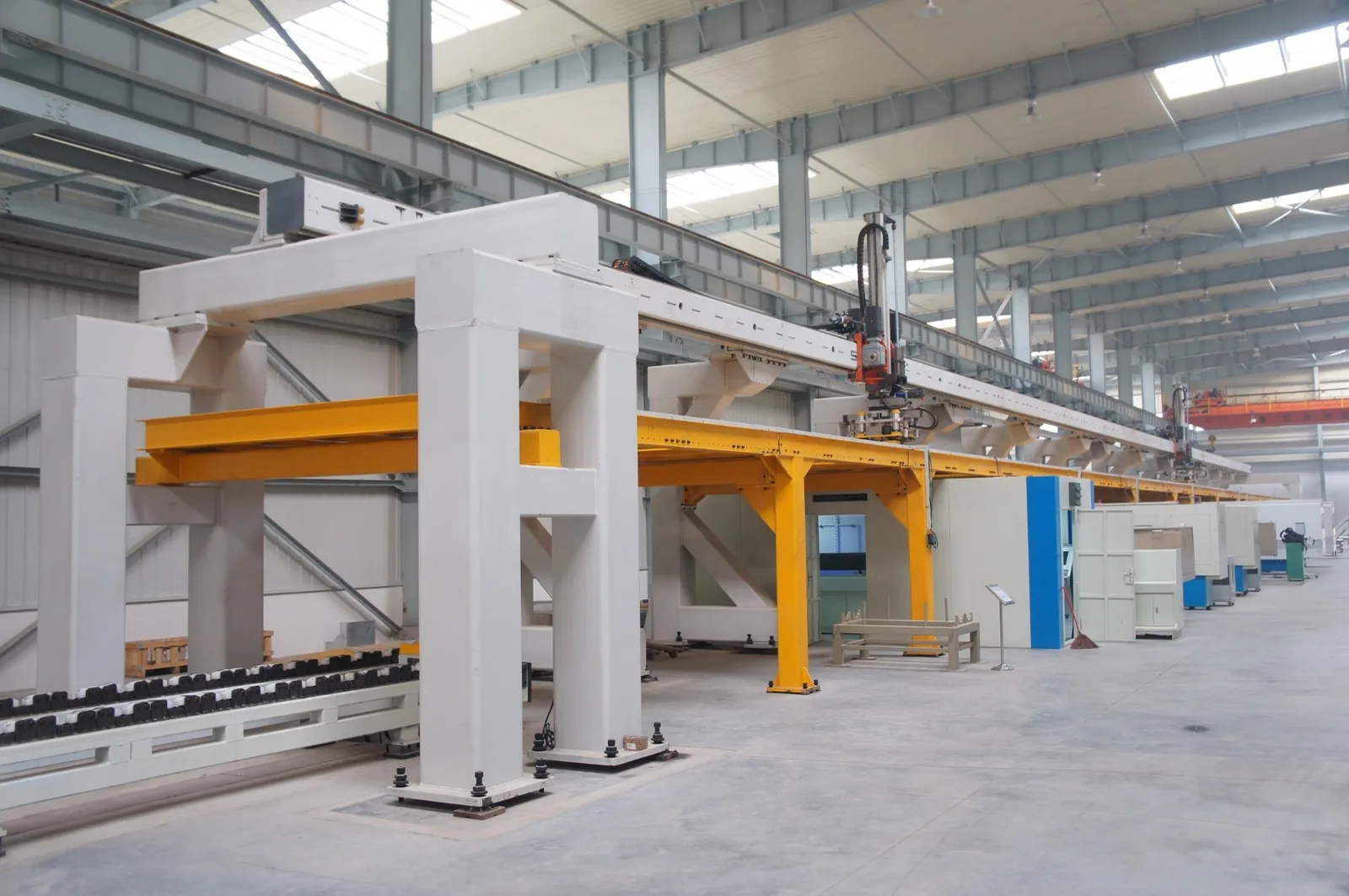 Masteel a train axle automatic line